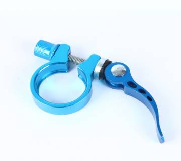 bicycle seat post clamp (Blue)