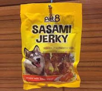 Pet8 Dog Food Sasami Jerky chicken fillet জার্কি স্লাইস 75gm - Thailand