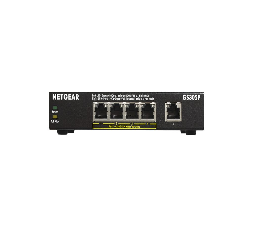 NETGEAR GS305P ডেস্কটপ সুইচ বাংলাদেশ - 970046