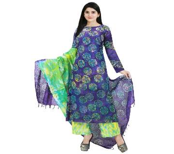 Unstitched Cotton Salwar Kameez For Womens