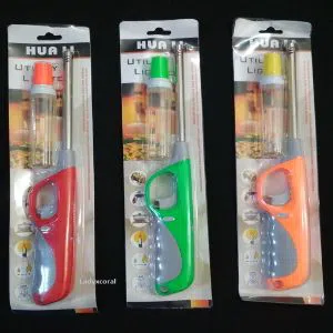Kitchen Gas Lighter with Extra Gas Refill BBQ utility 