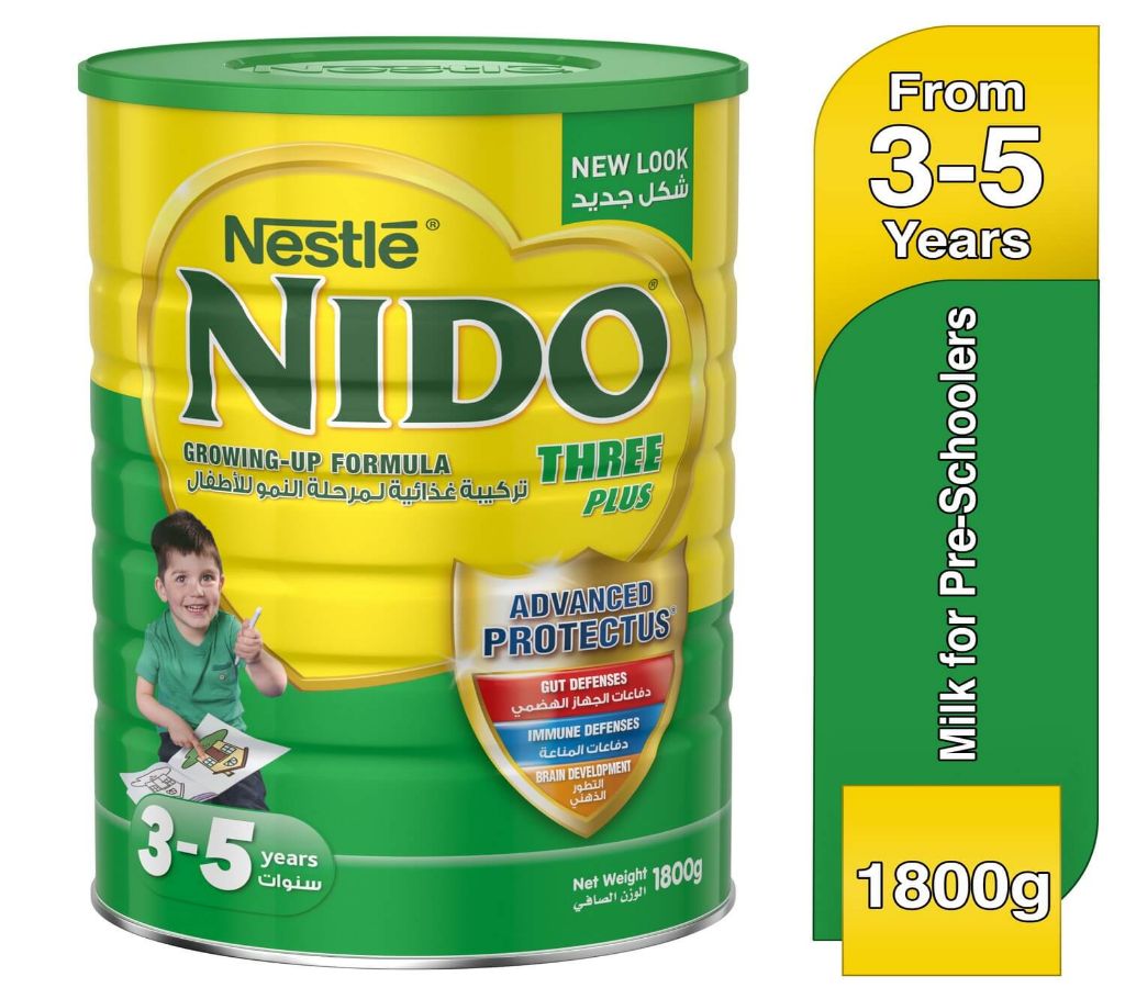 Nestle Nido 3+ Pre-School মিল্ক ফর্মুলা উইথ হানি 1800g (দুবাই) বাংলাদেশ - 928835