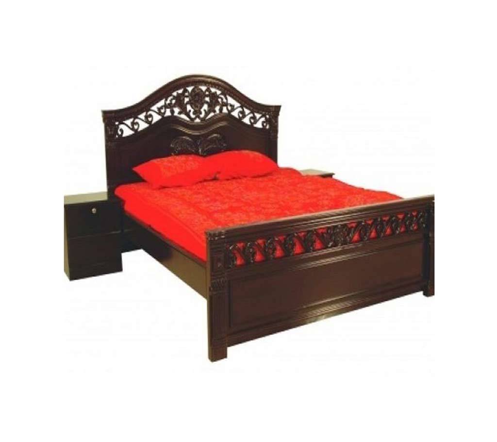 Masnun Furniture কাঠের বেড Model-08 with side table বাংলাদেশ - 928391