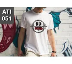 No Excuses Half Sleeve T Shirt For Men 