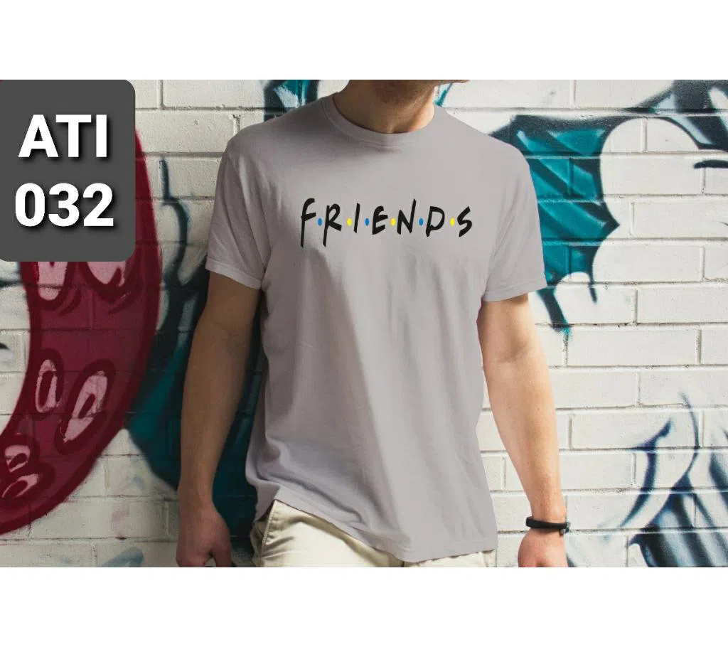 Friends Ash Half Sleeve T Shirt For Men 