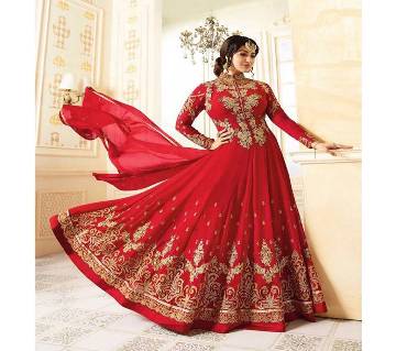 Semi Stitched Embroidery Gorgeous Party Gown - Copy 