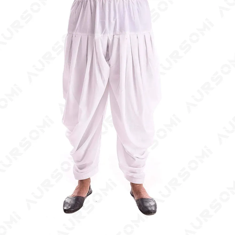 White Color Dhuti Pajama for Men
