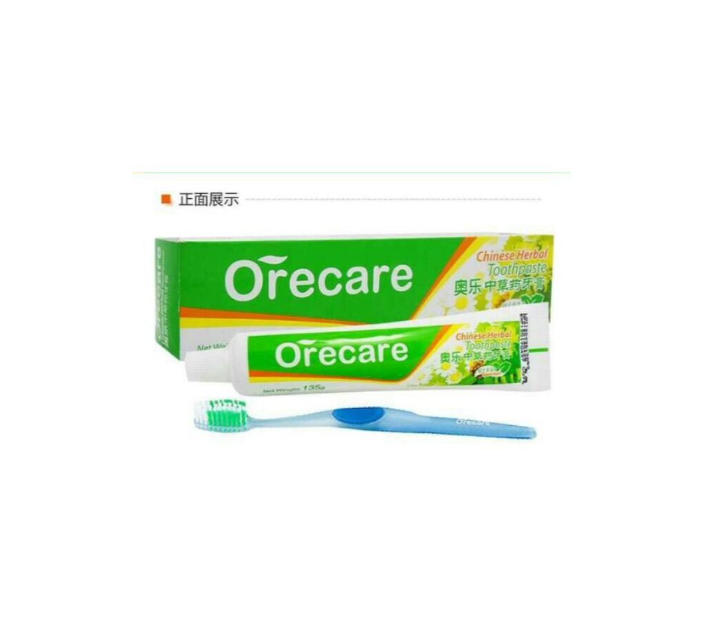 ORECARE CHINESE Herbal Toothpaste - 135GM CHINA #1249630 buy from ...