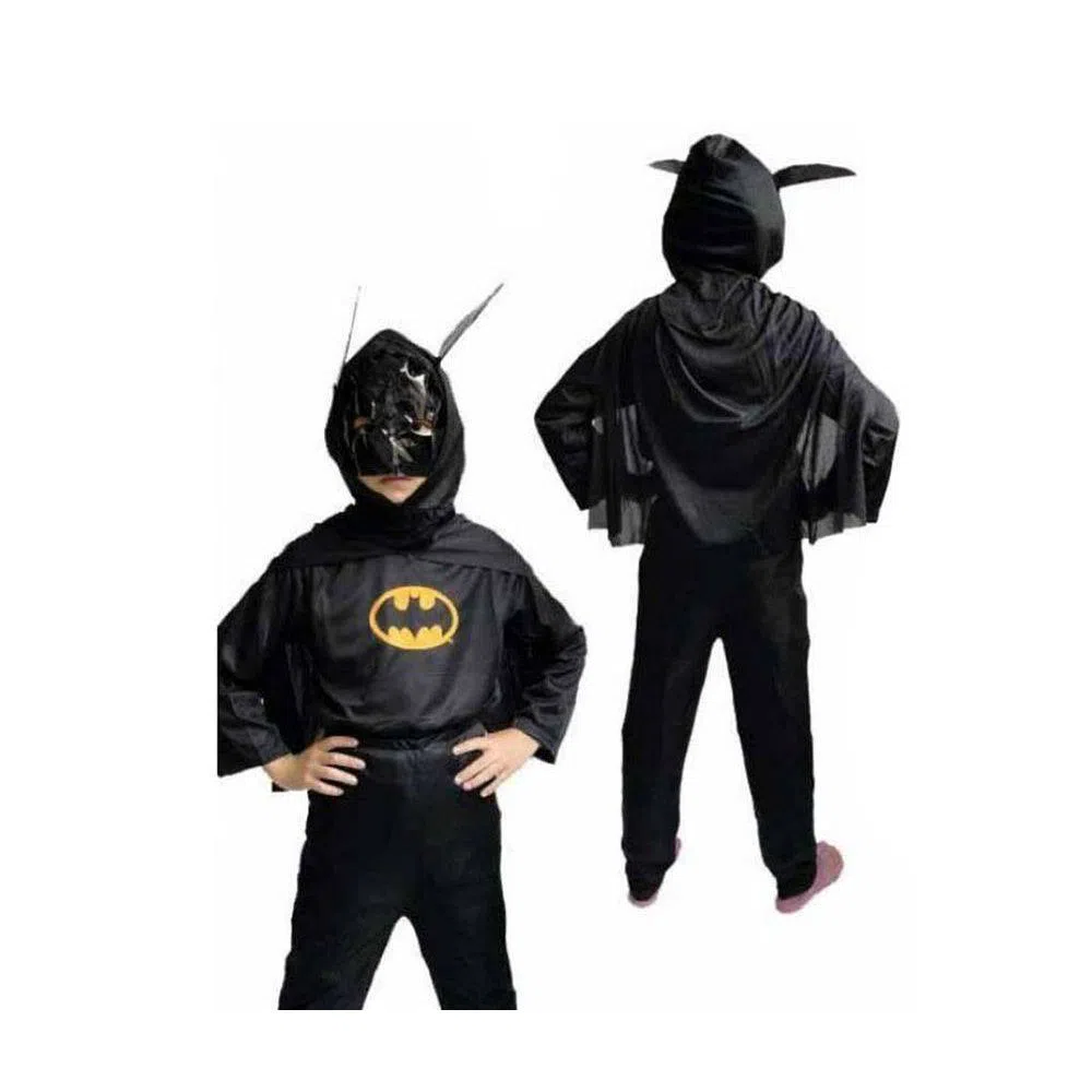 Batman Costume for Kids - Black