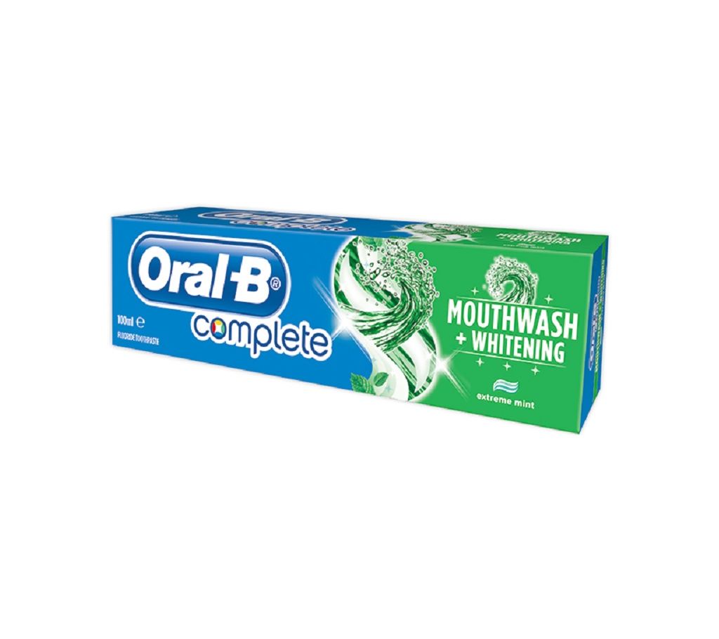 Oral-B complete  mouthwash + whitening টুথপেস্ট -100ml London বাংলাদেশ - 936198