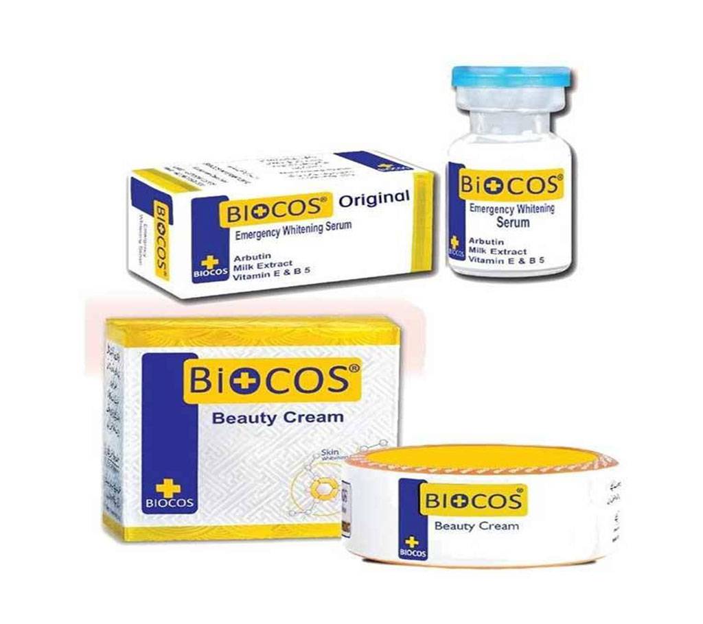 Bio Cos বিউটি ক্রিম + Bio Cos সিরাম - Pakistan 30g বাংলাদেশ - 975907