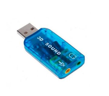 USB 3D Audio Sound Card Adapter