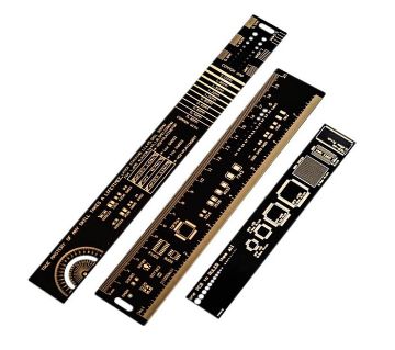 15cm 20cm 25cm Multifunctional PCB Ruler Measuring Tool Resistor Capacitor Chip IC SMD Diode Transistor Package 180 Degrees
