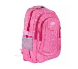 Pink Sports Polyester School Bag for Girls