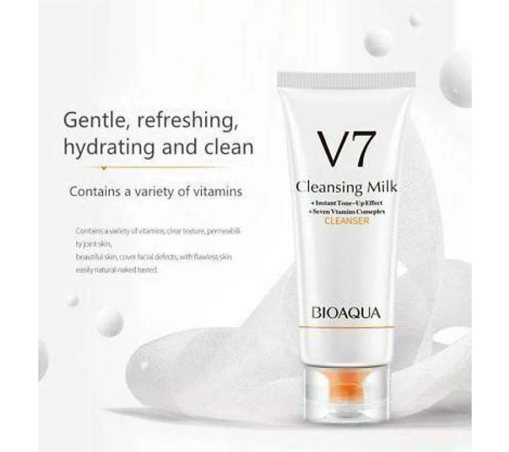 V7 Cleansing Milk Instant Tone-Up Effect and Seven Vitamins Complex Cleanser