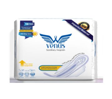 Venus Sanitary Napkins (Famous ) 10 pads 