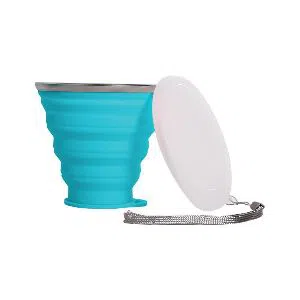 Folding Cup For Traveling ( easy carry, easy to drink water, coffee, tea) 200 ML- MULTICOLOUR