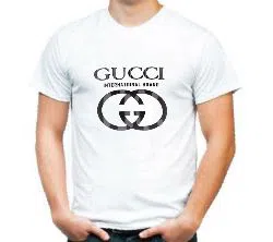 Half Sleeve Cotton T Shirt Gucci Design