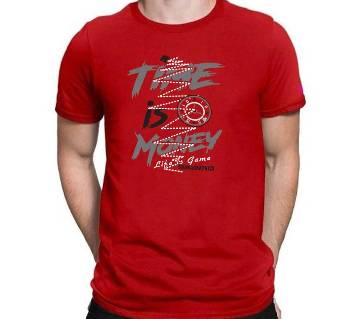 Time Is Money Half Sleeve Cotton T Shirt