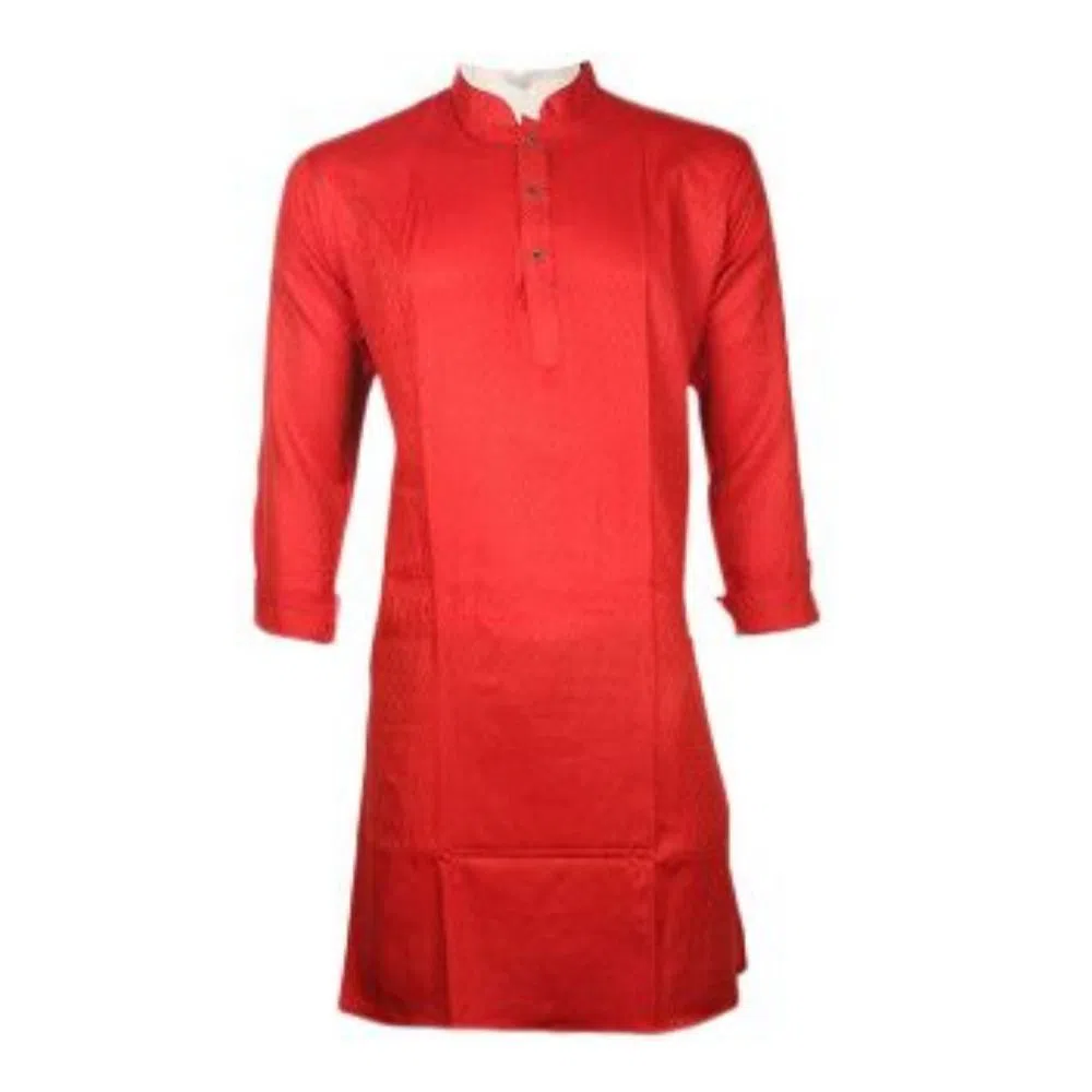 Semi Long Dhupiyan Silk Punjabi For men 