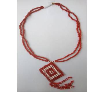 Red color long  Necklace