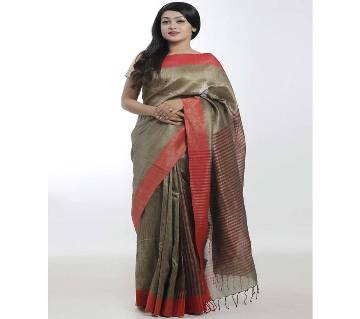 Red color pure rayon silk  Saree