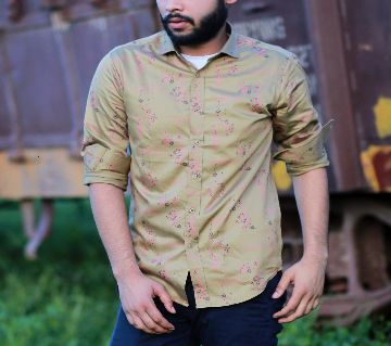 Printed Cotton Casual Shirt for Men