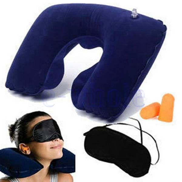 Inflatable Travel Pillow Neck Rest Support Cushion বাংলাদেশ - 1046361