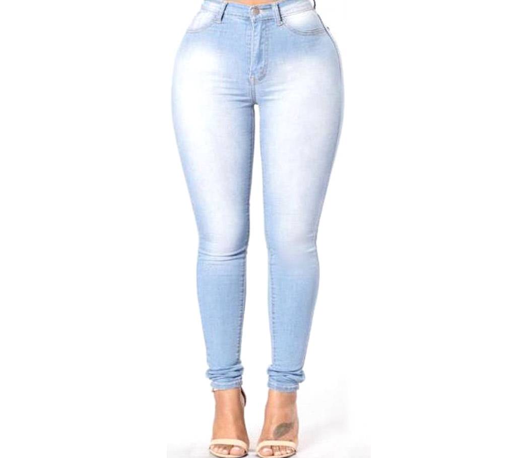 Stylish Blue Denim Ladies Pant for Women বাংলাদেশ - 965766