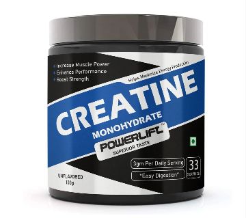 PowerLift Creatine Monohydrate 100gm Unflavored, Muscle Repair & Recovery, 83 servings of Creatine সাপ্লিমেন্ট পাউডার - India