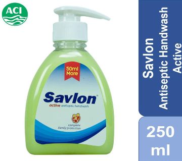 Savlon Active হ্যান্ড ওয়াশ  250ml BD