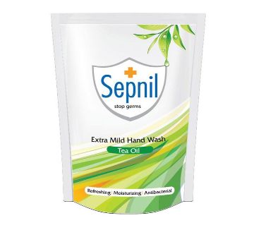 Sepnil Tea Oil Extra Mild  হ্যান্ড ওয়াশ Refill Pack 180ml BD 