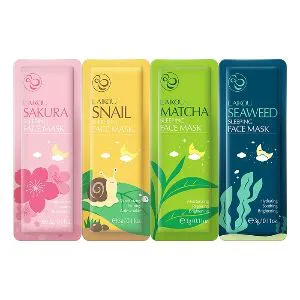 laikou-sakura-matcha-snail-seaweed-sleeping-mask-4pcs