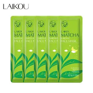 laikou-matcha-sleeping-mask-5-pcs