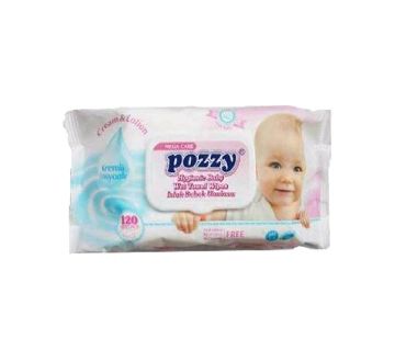 Pozzy বেবী ওয়াইপস Tissue 120 pice UK