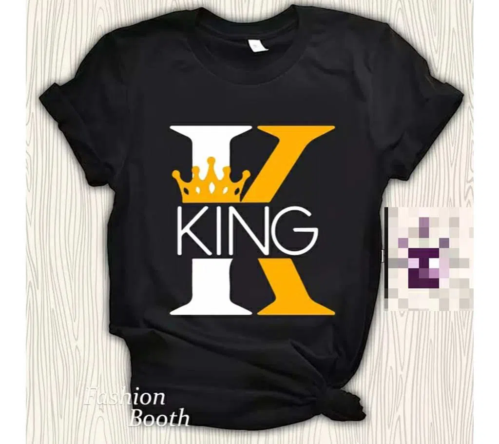 King Half Sleeve Round Neck T Shirt For Men 
