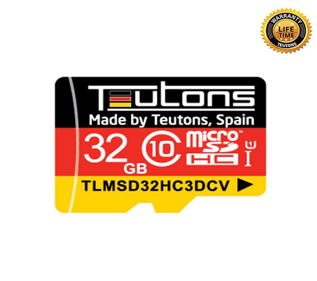 TEUTONS MicroSD মেমোরি কার্ড 32GB বাংলাদেশ - 970001