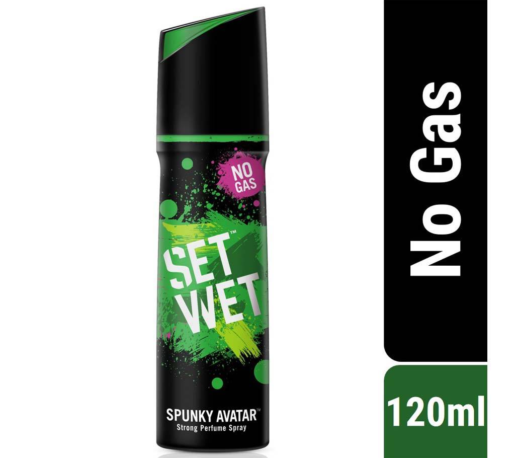 Set Wet No Gas Perfume বডি স্প্রে Deodorant Spunky Avatar - 120ml বাংলাদেশ - 964487