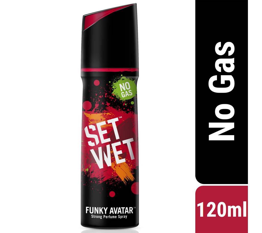 Set Wet No Gas Perfume বডি স্প্রে Deodorant Funky Avatar - 120ml বাংলাদেশ - 964492