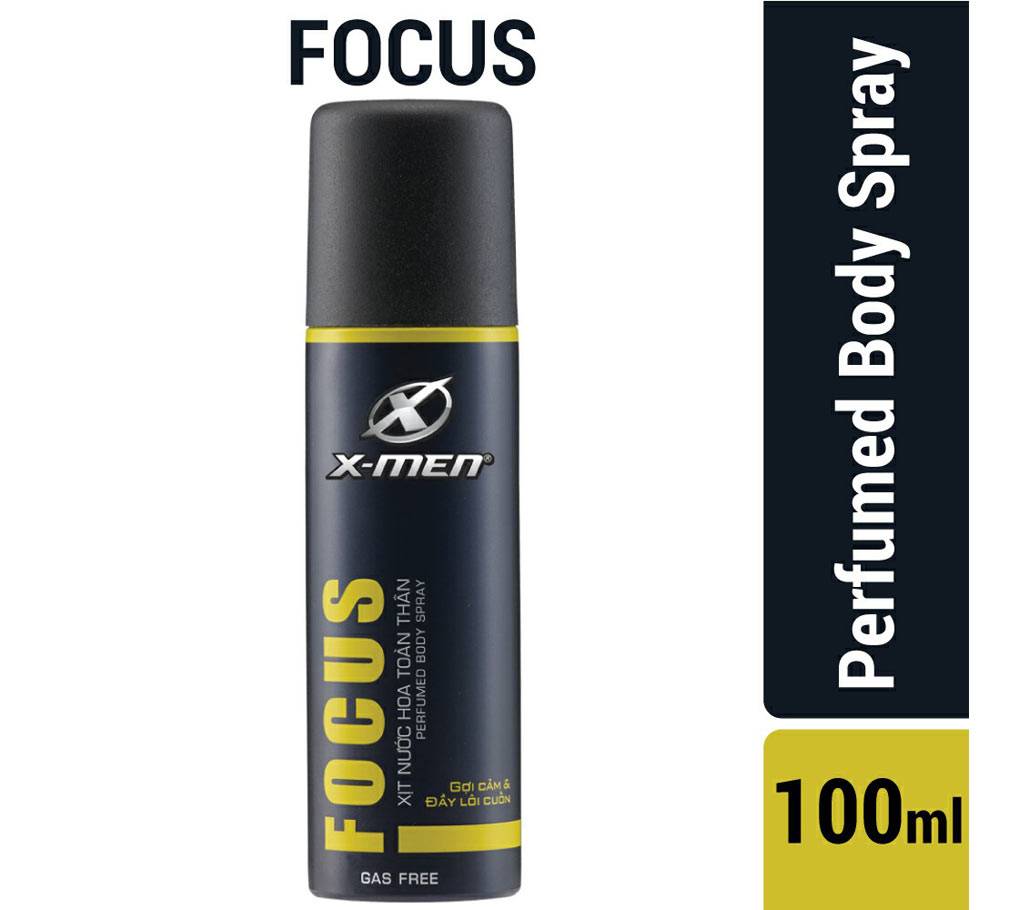 X-Men Perfume বডি স্প্রে Gas Free Focus - 100ml বাংলাদেশ - 964524
