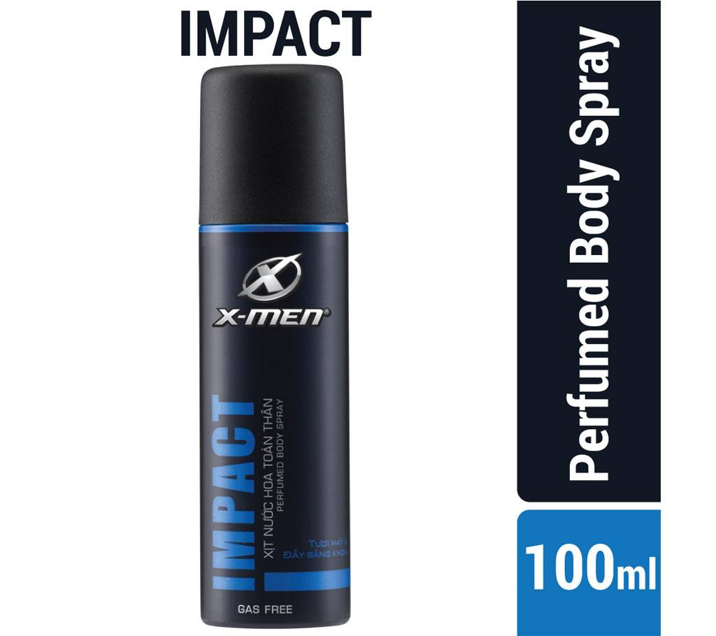 X-Men Perfume বডি স্প্রে Gas Free Impact - 100ml বাংলাদেশ - 964525
