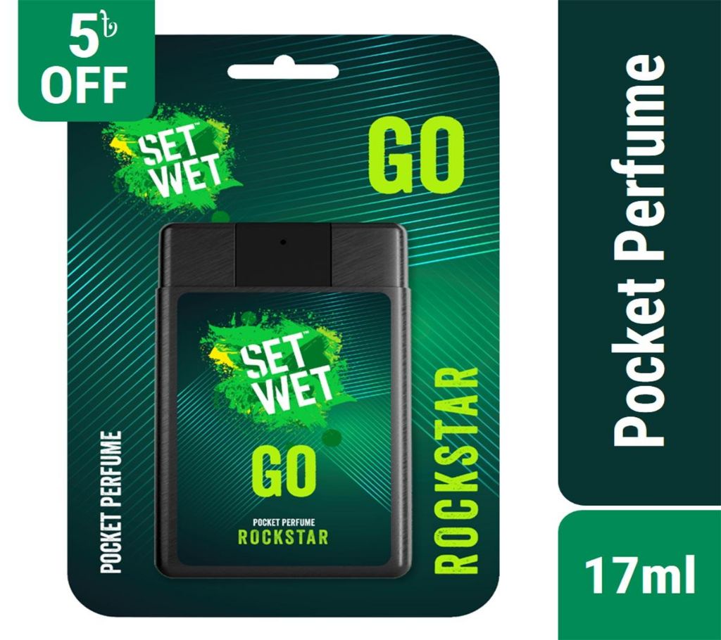 Set Wet Go পকেট পারফিউম Rockstar 17ml বাংলাদেশ - 1012949