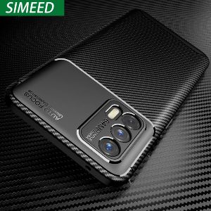 Armor Carbon Fiber Soft Silicone Case For Realme GT 5G