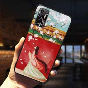 Shockproof Printed Soft Silicone Protective Case For Realme 7 Pro