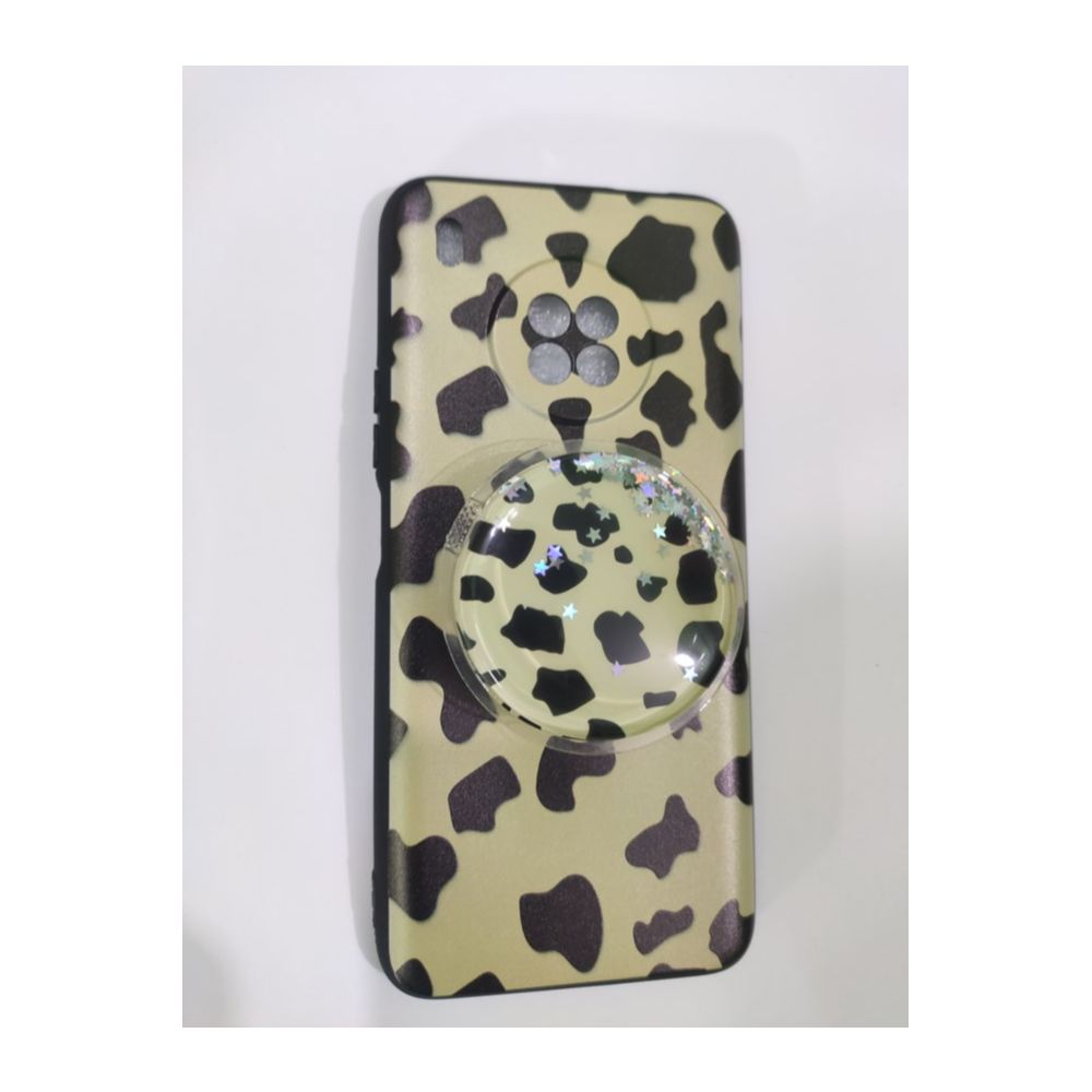 Soft Silicone With Moving Liquid Holder Case For Huawei Y9a