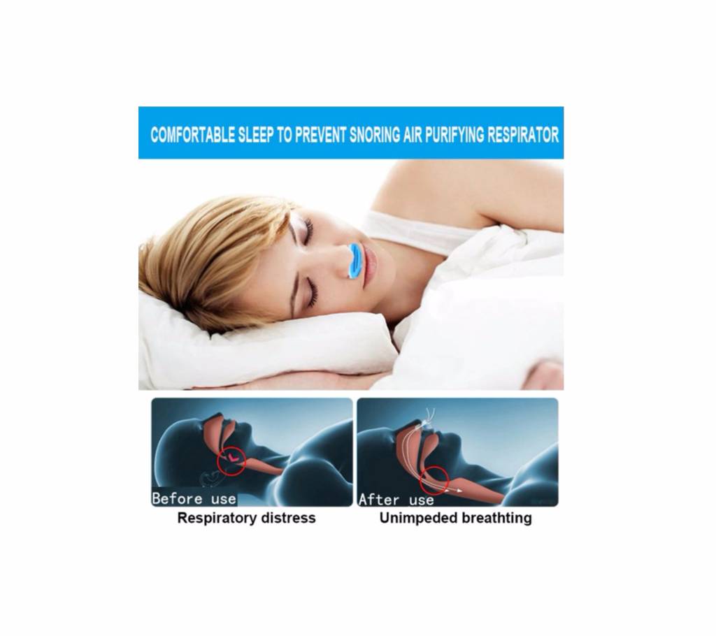 2 in 1 Health Anti Snoring & Air Purifier Relieve Nasal Congestion Antisnoring Nose Clip