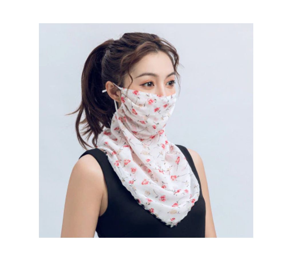 সামার সাইক্লিং ফেস মাস্ক স্কার্ফ   Ice Silk Anti-UV Running Mask বাংলাদেশ - 1161483