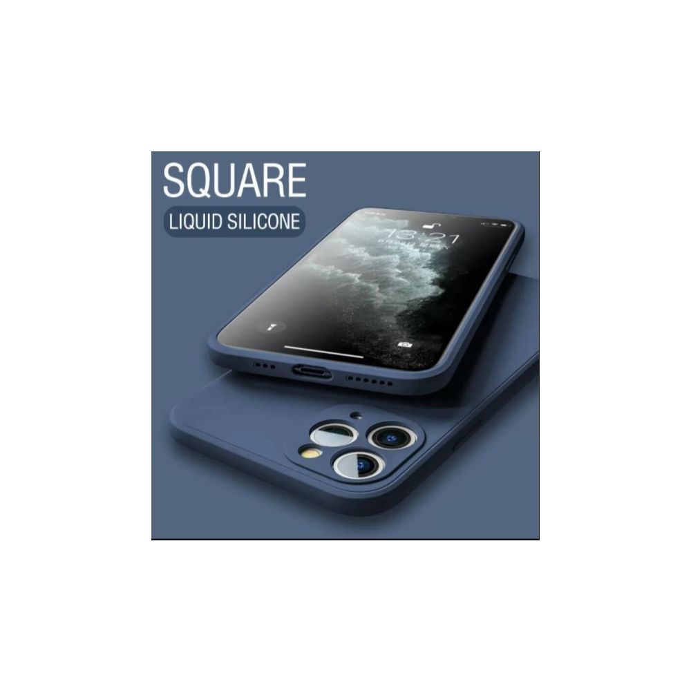 Square Liquid Silicone Case For Apple IPhone 12 Pro Max