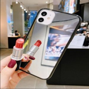 Full View Shockproof Silicone Makeup Mirror Case For IPhone 11