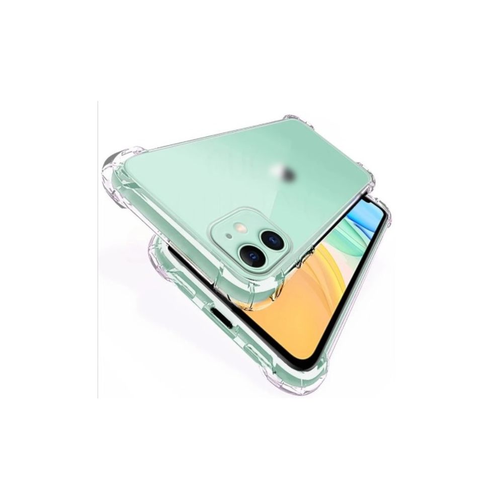 Transparent Clear Armor Square Silicone Case For IPhone 11